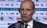 Allegri ca ngợi Maignan, hài lòng với phản ứng của Milan trước Roma