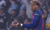 Lamine Yamal nổi nóng khi Barca mất kiểm soát giữa sân