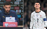 Bruno và Martinez cùng bảo vệ Ronaldo sau chiếc thẻ đỏ gây tranh cãi