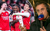 Gary Neville dự đoán Arsenal sớm vô địch Champions League