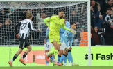 2 thái cực của Donnarumma trong trận thua Newcastle