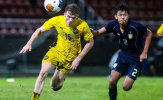 U22 Malaysia mất mũi nhọn Fergus Tierney trước bán kết SEA Games 33