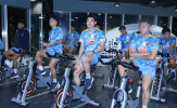 U23 Việt Nam tập gym ngay khi đến Qatar