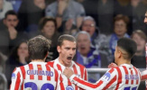 Siêu phẩm đá phạt của Griezmann cứu Atletico thoát hiểm