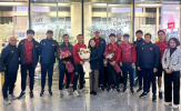 Trung Kiên cùng nhóm U23 Việt Nam cuối cùng về nước