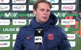 De Jong thích cách Elche đối đầu sòng phẳng với Barca