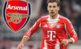 Arsenal vỡ mộng mua Goretzka thay Merino