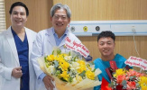 Thái Sơn báo tin vui sau ca phẫu thuật chấn thương