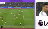 Casemiro chột dạ trước khi VAR tước bàn thắng
