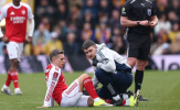 Arsenal lo sốt vó vì Trossard chấn thương tại FA Cup
