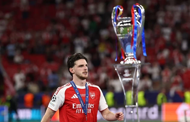 Thua PSG chứng minh Rice mới là thủ lĩnh thực thụ của Arsenal