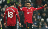 Sancho mặc áo Bruno Fernandes tập luyện