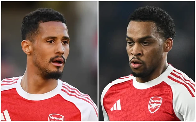 Arsenal mất Saliba đến mùa đông, Timber nghỉ vài tháng