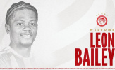 Leon Bailey chính thức rời Aston Villa, đến Olympiacos
