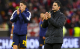 Arteta tiếc nuối vì Arsenal chia điểm với Bayern