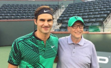 Federer đứng cặp với Bill Gates