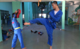 Ngày đầu tập luyện của 'sếu vườn' Vovinam cao 2,15m