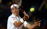 'Ông trời' tạm hoãn chiến thắng của Kei Nishikori