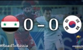 Syria 0-0 Hàn Quốc (Vòng loại thứ ba World Cup 2018)