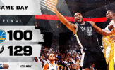Warriors nhận trái đắng trước Spurs trong ngày khai mạc NBA