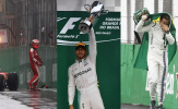 Hamilton thắng chặng Brazil, Massa, Raikkonen khóc hận vì mưa