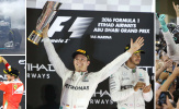 Rosberg tắm mưa champagne sau chức vô địch F1 2016