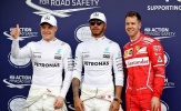 Hamilton giành pole ở chặng mở màn F1 2017