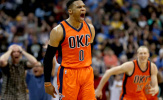 Russell Westbrook trong ngày phá kỷ lục triple double tại NBA