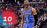 Top 10 pha bóng hay của Russell Westbrook mùa này