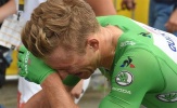 Tour de France: 'Vua nước rút' bật khóc vì chia tay giải đấu