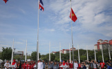 Hình ảnh xúc động tại Lễ thượng cờ Việt Nam tại SEA Games 29
