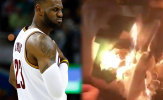 LeBron James lên án hành động đốt áo Isaiah Thomas