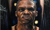 Ngất ngây với hình xăm Westbrook 'chất lừ' của bậc thầy xăm mình