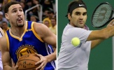 Klay Thompson quyết so tài cao thấp với Roger Federer