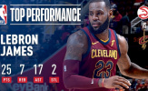 Video NBA: LeBron James chơi cực hay trước Atlanta Hawks