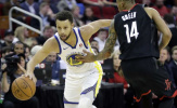 “Song tấu” Curry, Thompson bùng nổ, Warriors trả nợ thành công trên sân Rockets