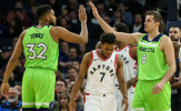 NBA 2017-18, Toronto Raptors - Minnesota Timberwolves: Sói vắng đầu đàn, Khủng long vẫn hỏng