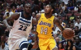 Dự đoán NBA 2017-18, Los Angeles Lakers (23-33) vs Minnesota Timberwolves(35-25): Khó cản bầy sói