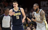 NBA 2017-18, Denver 126-117 Cleveland: LeBron có triple-double vẫn thua