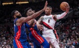 Detroit 87-100 Portland: Damian Lillard thống trị bảng điểm, kéo dài mạch thắng 12