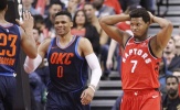 Oklahoma 132-125 Toronto: Russell Westbrook với triple-double thứ 102  càn quét bầy khủng long