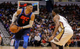 Oklahoma 109-104 New Orleans: Westbrook thắng Davis trong lần 3 đối đầu