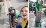 Nhiều người ca ngợi hành động đẹp của 2 anh tài xế Grapbike