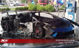 Lamborghini Huracan Performante cháy trơ khung sau hành trình siêu xe