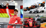 Grand Prix nước Bỉ: Vettel thắng ngoạn mục, Leclerc suýt chết dưới bánh xe Alonso