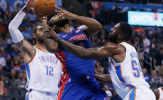 Andre Drummond tỏa sáng, Detroit Pistons 'diệt gọn' OKC