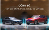 VinFast chính thức công bố tên gọi 2 mẫu xe LUX A2.0 và LUX SA2.0