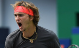 Zverev khiến cậu bé nhặt bóng sợ hãi vì màn ăn mừng ở Shanghai Masters