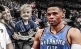 'Fan nhí' của Oklahoma City Thunder đổi pizza lấy giầy của Russell Westbrook