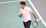 Thắng trận đầu tiên sau ba năm tại Paris Masters, Federer vào tứ kết